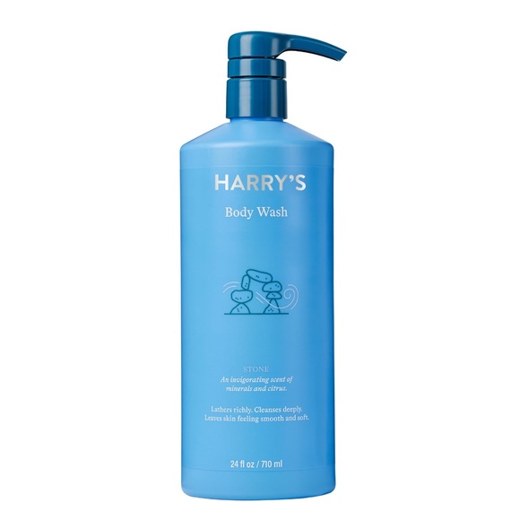 Harry's Men's Stone Scent Cleansing Foam Body Wash Pump, 24 fl oz NWT - Picture 1 of 2